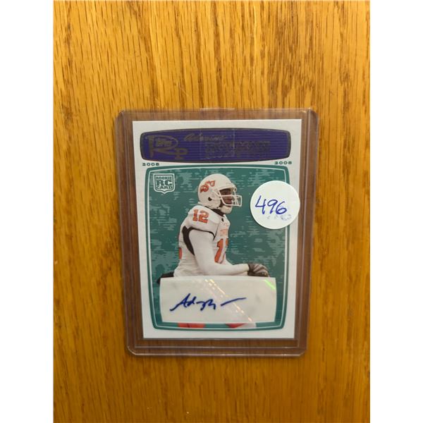 Adarius Bowman - Autographed Rookie Card