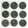 Image 2 : (7) 1969, 1971, 1973 Canada 50 Cents Coins.