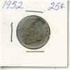 Image 2 : 1952 Canada Silver 25 Cents.