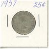 Image 2 : 1957 Canada Silver 25 Cents.