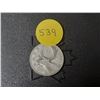 Image 1 : 1950 Canada Silver 25 Cents.