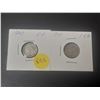 Image 1 : 1940 and 1941 Canada Silver 10 Cents.