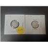 Image 1 : 1943 and 1944 Canada Silver 10 Cents.