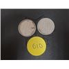 Image 1 : (2) 1943 Canada Silver 10 Cents.