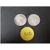 Image 2 : (2) 1943 Canada Silver 10 Cents.