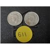 Image 2 : (2) 1943 Canada Silver 10 Cents.