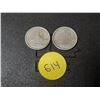 Image 1 : (2) 1943 Canada Silver 10 Cents.