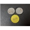 Image 2 : (2) 1943 Canada Silver 10 Cents.