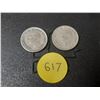 Image 2 : 1943 and 1944 Canada Silver 10 Cents.