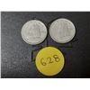 Image 1 : 1947 Maple Leaf After 7 and 1947 Canada Silver 10 Cents.