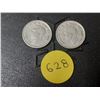Image 2 : 1947 Maple Leaf After 7 and 1947 Canada Silver 10 Cents.