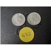 Image 2 : (2) 1951 Canada Silver 10 Cents.