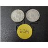 Image 2 : (2) 1951 Canada Silver 10 Cents.