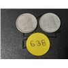 Image 1 : 1950 and 1951 Canada Silver 10 Cents.