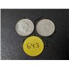 Image 2 : (2) 1952 Canada Silver 10 Cents.