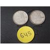 Image 1 : 1945 and 1952 Canada Silver 10 Cents.