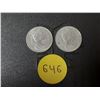 Image 2 : (2) 1967 Canada Silver 10 Cents.
