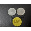 Image 1 : (2) 1967 Canada Silver 10 Cents.