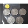 Image 2 : (5) 1970 Canada One Dollars.