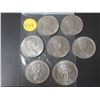 Image 2 : (2) 1970, (2) 1971, (2) 1973 Canada One Dollar and Friendly Manitoba 1980 - Red River Dollar.