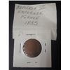Image 2 : 1855 "Napoleon III Empereur" Coin. (Might be 10 Centimes)