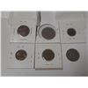 Image 2 : 1958 Argentina 1 Peso, 1969 10 New Pence, (2) 1937 3 Pence, Repeblic of Colombia 1967 1 Centano, Vit