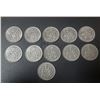 Image 1 : (5) 1978, 1968, (2) 1976, (3) 1975 Canada 50 Cents Coins. (Total 11 Coins)
