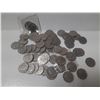 Image 1 : Bag of Canada 5 Cents Coins. (Total 61 Coins)
