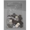 Image 8 : Bag of Canada 5 Cents Coins. (Total 61 Coins)