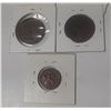 Image 3 : 1881, 1897 Great Britain Queen Victoria One Penny & 1850 Great Britain Copper Farthing Queen Victori
