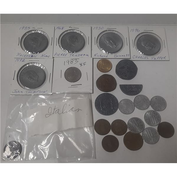 Lot of Foreign Currency/Tokens/Reproduction/etc.