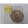 Image 1 : Saskatchewan Prairie Lily Token Coin.