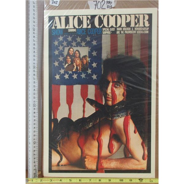 Alice Cooper Concert Poster
