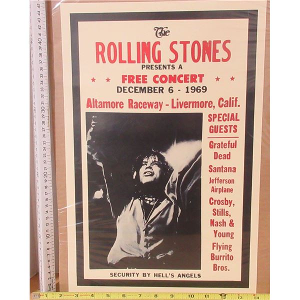 Rolling Stones Concert Poster