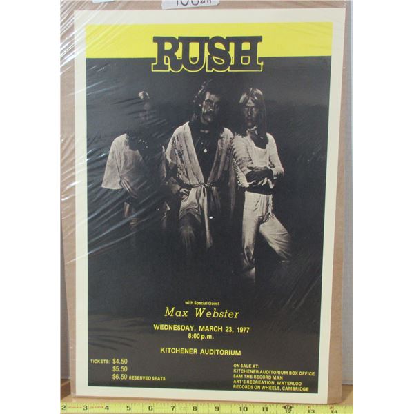 Rush Concert Poster