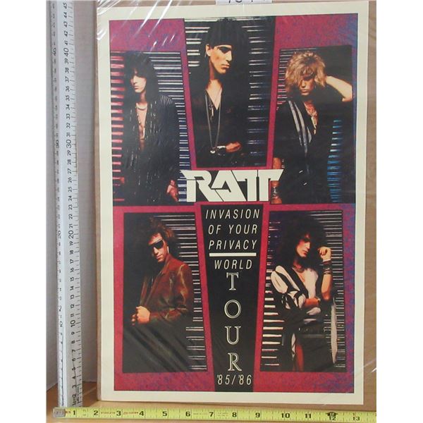 Ratt Concert Poster