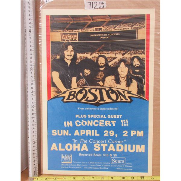 Boston Concert Poster