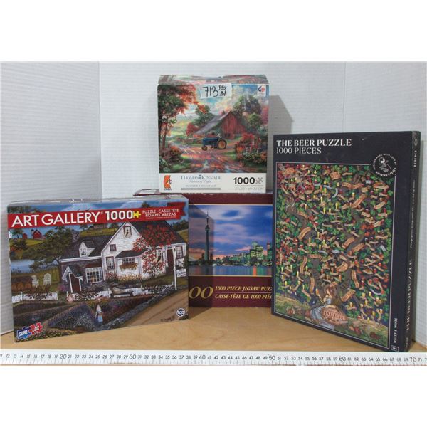 4 1000 pcs. Jigsaw Puzzles