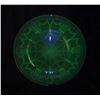 Image 2 : Lq. Cameo Uranium Glass Cake Plate