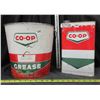 Image 1 : 25lb grease Pail and 1 gal. Oil Tin