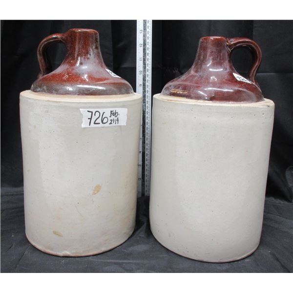 (2) 1gal. Crock Jugs (1 imperial)