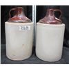Image 1 : (2) 1gal. Crock Jugs (1 imperial)