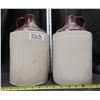 Image 2 : (2) 1gal. Crock Jugs (1 imperial)
