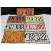 Image 1 : 7- 1920's - 1950's License Plates