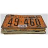 Image 5 : 7- 1920's - 1950's License Plates