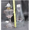 Image 4 : #1 Glass Coal Oil Lamp with Chimney