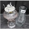 Image 6 : #1 Glass Coal Oil Lamp with Chimney
