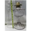 Image 2 : Turning Purple Glass #2 coal Oil Lamp with Chimney