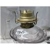 Image 4 : Turning Purple Glass #2 coal Oil Lamp with Chimney