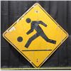 Image 2 : Kids Playing Metal Highway Sign